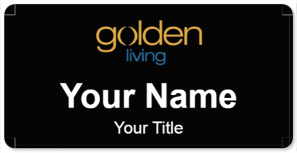 Custom name badges for Golden Living