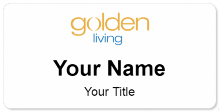 Custom name badges for Golden Living