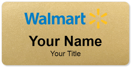 Custom name badges for Walmart