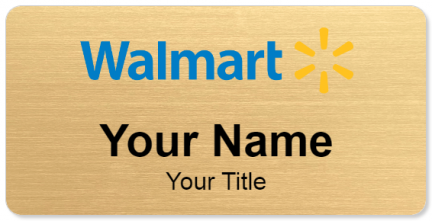 Custom name badges for Walmart