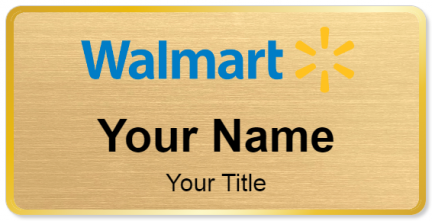 Custom name badges for Walmart