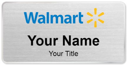 Custom name badges for Walmart