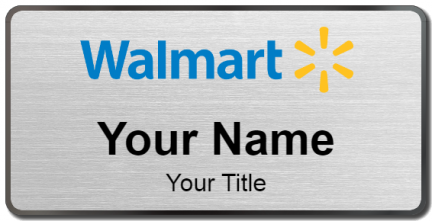 Custom name badges for Walmart