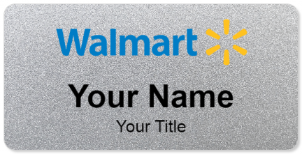 Custom name badges for Walmart