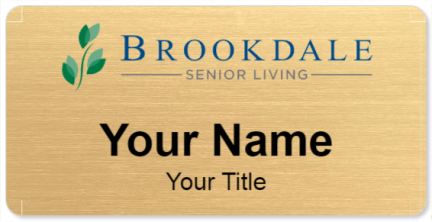 Custom name badges for Brookdale Senior Living