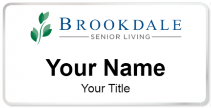 Custom name badges for Brookdale Senior Living