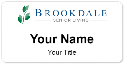 Custom name badges for Brookdale Senior Living