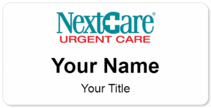 Custom name badges for NextCare Urgent Care
