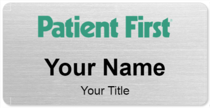 Custom name badges for Patient First