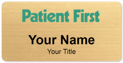 Custom name badges for Patient First