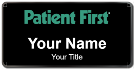 Custom name badges for Patient First