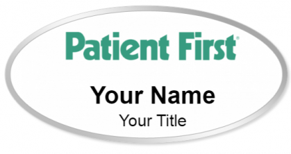 Custom name badges for Patient First