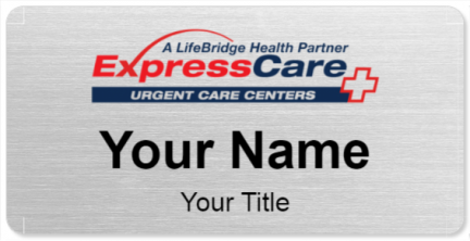 Custom name badges for ExpressCare Urgent Care Centers