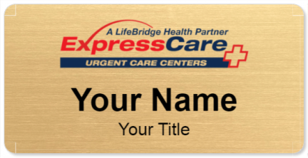 Custom name badges for ExpressCare Urgent Care Centers