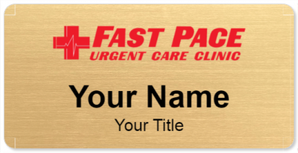 Custom name badges for Fast Pace Urgent Care