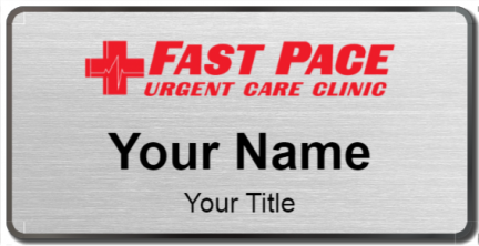 Custom name badges for Fast Pace Urgent Care