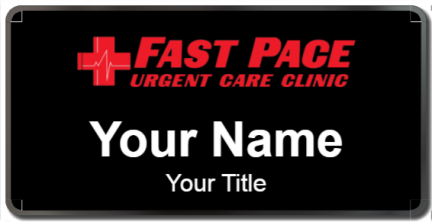 Custom name badges for Fast Pace Urgent Care