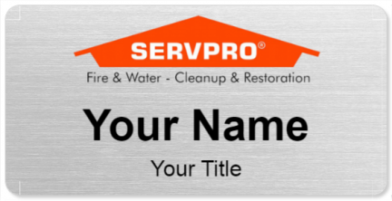 Custom name badges for Servpro