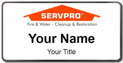 Custom name badges for Servpro