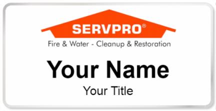 Custom name badges for Servpro