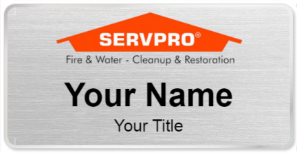 Custom name badges for Servpro