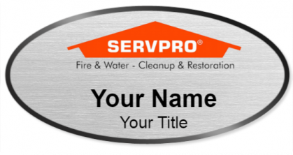 Custom name badges for Servpro