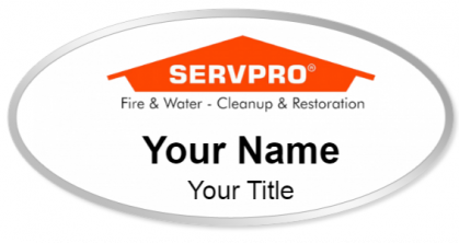 Custom name badges for Servpro