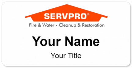 Custom name badges for Servpro