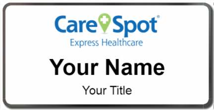 Custom name badges for CareSpot Express Healthcare