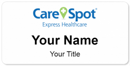 Custom name badges for CareSpot Express Healthcare