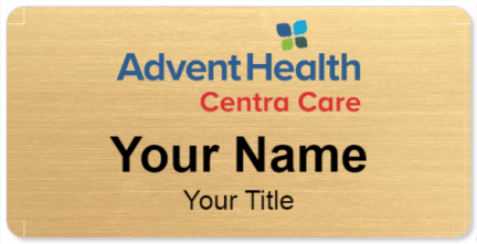 Custom name badges for Advent Health Centra Care