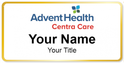 Custom name badges for Advent Health Centra Care