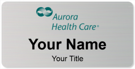 Custom name badges for Aurora Health Care