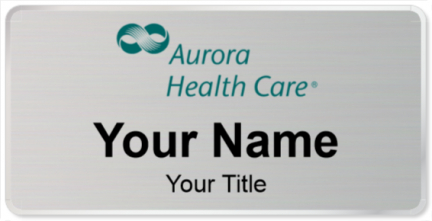 Custom name badges for Aurora Health Care