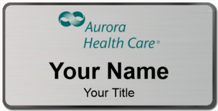 Custom name badges for Aurora Health Care