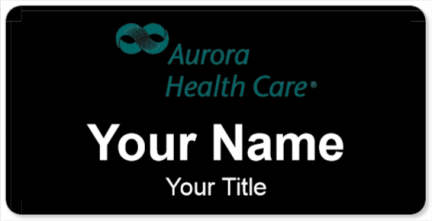 Custom name badges for Aurora Health Care
