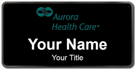 Custom name badges for Aurora Health Care