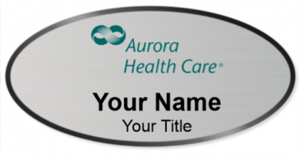 Custom name badges for Aurora Health Care