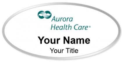 Custom name badges for Aurora Health Care