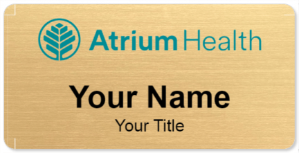 Custom name badges for Atrium Health