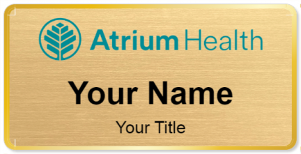 Custom name badges for Atrium Health