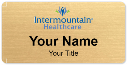 Custom name badges for Intermountain Healthcare