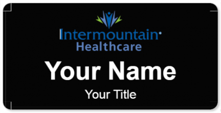 Custom name badges for Intermountain Healthcare