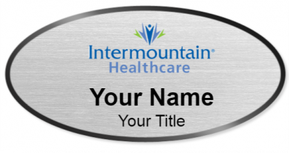 Custom name badges for Intermountain Healthcare