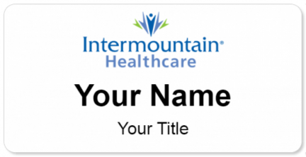 Custom name badges for Intermountain Healthcare
