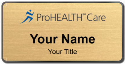 Custom name badges for ProHEALTH Care