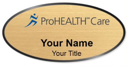 Custom name badges for ProHEALTH Care
