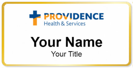 Custom name badges for Providence Health & Services