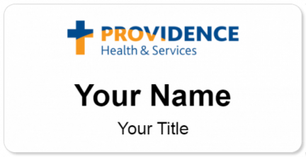 Custom name badges for Providence Health & Services