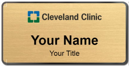 Custom name badges for Cleveland Clinic